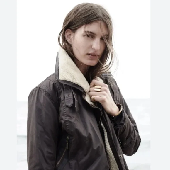 Like New BARBOUR Ordinance bomber jacket, 4, GD1098 - Picture 3 of 10